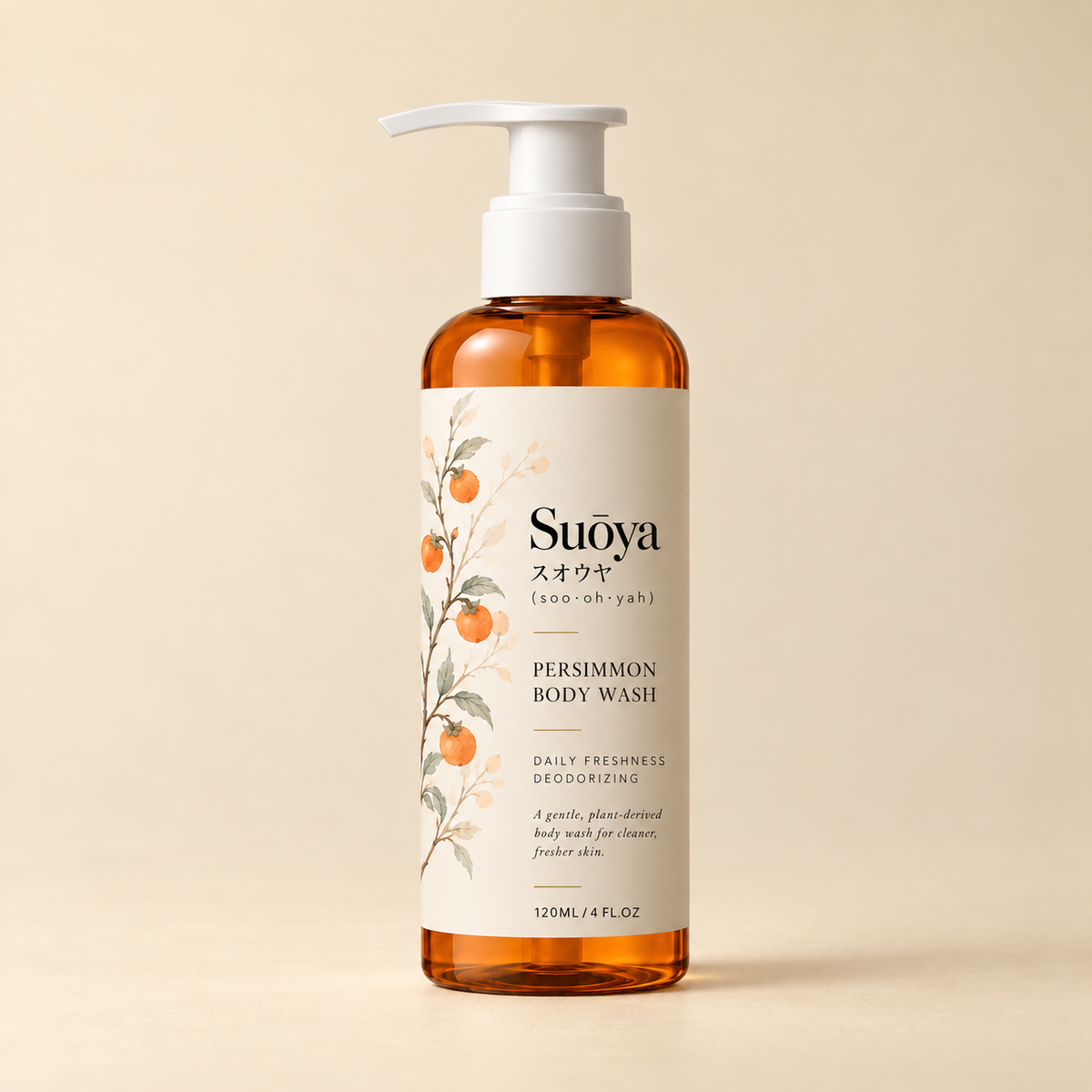 Suōya Persimmon Body Wash